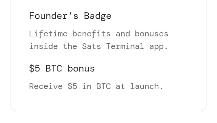 daveduke9x's tweet photo. The Sats Terminal App Waitlist is officially LIVE!

The earlier you join, the better your chances to climb the leaderboard and earn rewards.

Sign up today and secure your spot! https://t.co/qkmllisgsg