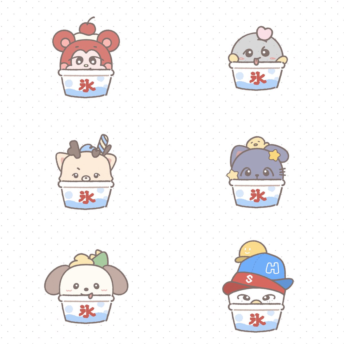 luxeve122's tweet photo. 想要什么口味的日式刨冰🍧
#RIIZE #라이즈 
#SHOTARO #EUNSEOK #SUNGCHAN #WONBIN #SOHEE #ANTON https://t.co/jXBOmSCF5W