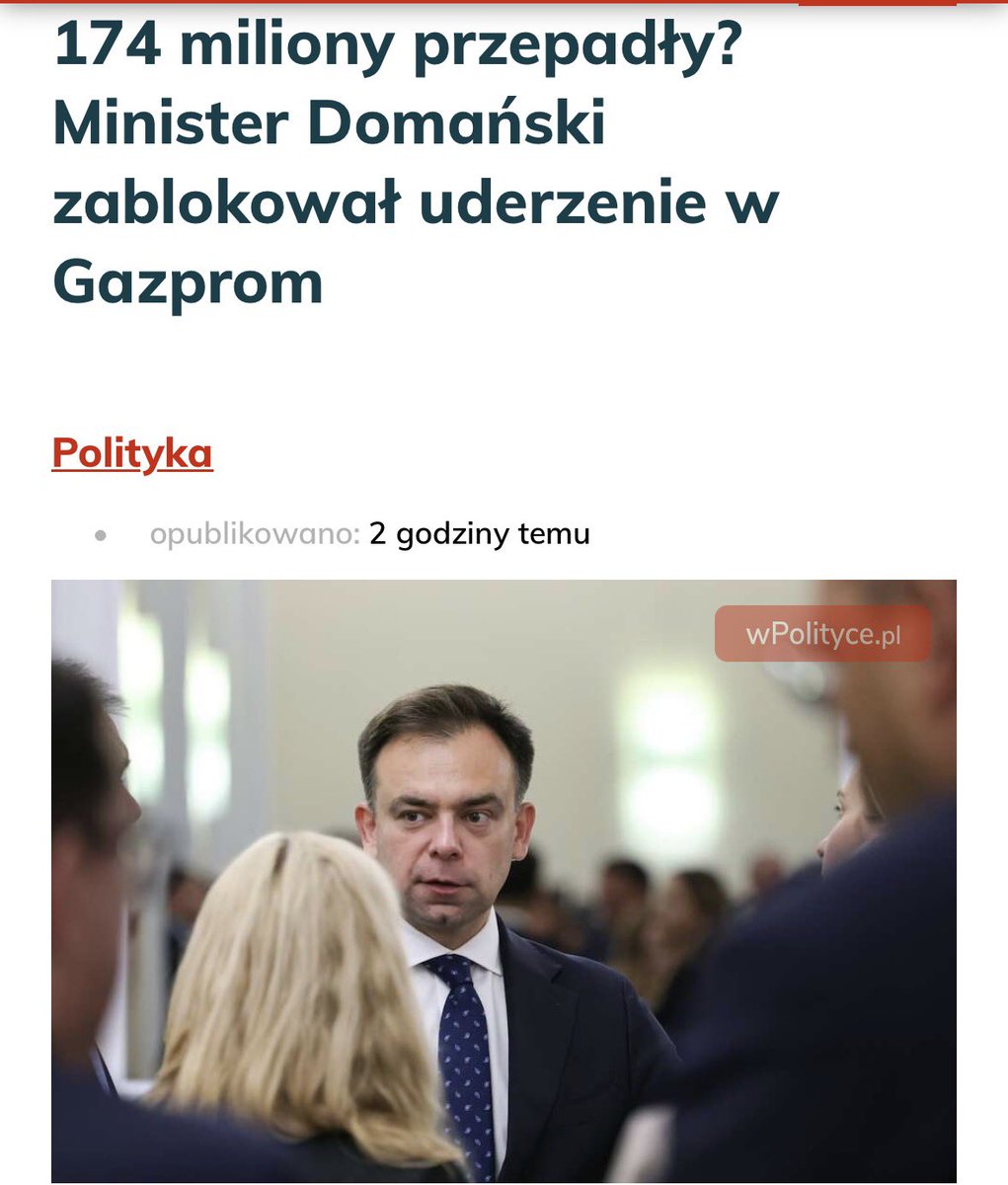 SasinJacek's tweet photo. Pamiętacie jak w 2010 Tusk ,,darował”  1 mld długu Gazpromowi? Chyba mam déjà vu. https://t.co/qNJIYoD2sI