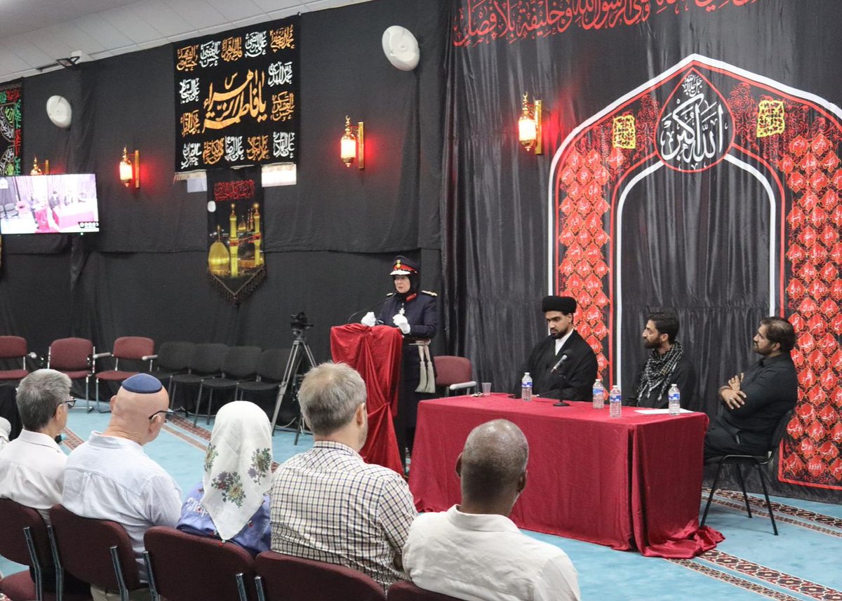 LLieutenantBeds's tweet photo. Honoured to join the community at Masjid-e-Ali in Luton for the Imam Hussain Unity Event.

It was encouraging to see faith leaders and representatives from across our community gathered in a spirit of friendship, respect and understanding.

People of all faiths and beliefs, or none, have far more in common than that which divides us. By working together we can continue to build stronger, kinder and more resilient communities.

Thank you to everyone at @MasjideALI, and to Fiaz and all those who made the event possible. #Bedfordshire #Luton #Community #Unity #Interfaith #Respect #Togetherness