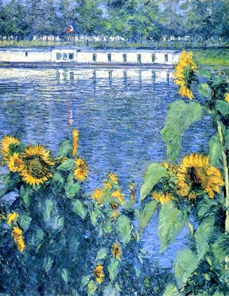arealmofwonder's tweet photo. "Often we pass beside happiness without seeing it, without looking at it, or even if we have seen and looked at it, without recognising it."
     ~ Alexandre Dumas

Sunflowers on the Banks of the Seine
    🎨 Gustave Caillebotte (1886) https://t.co/Yw2gzi0xhp