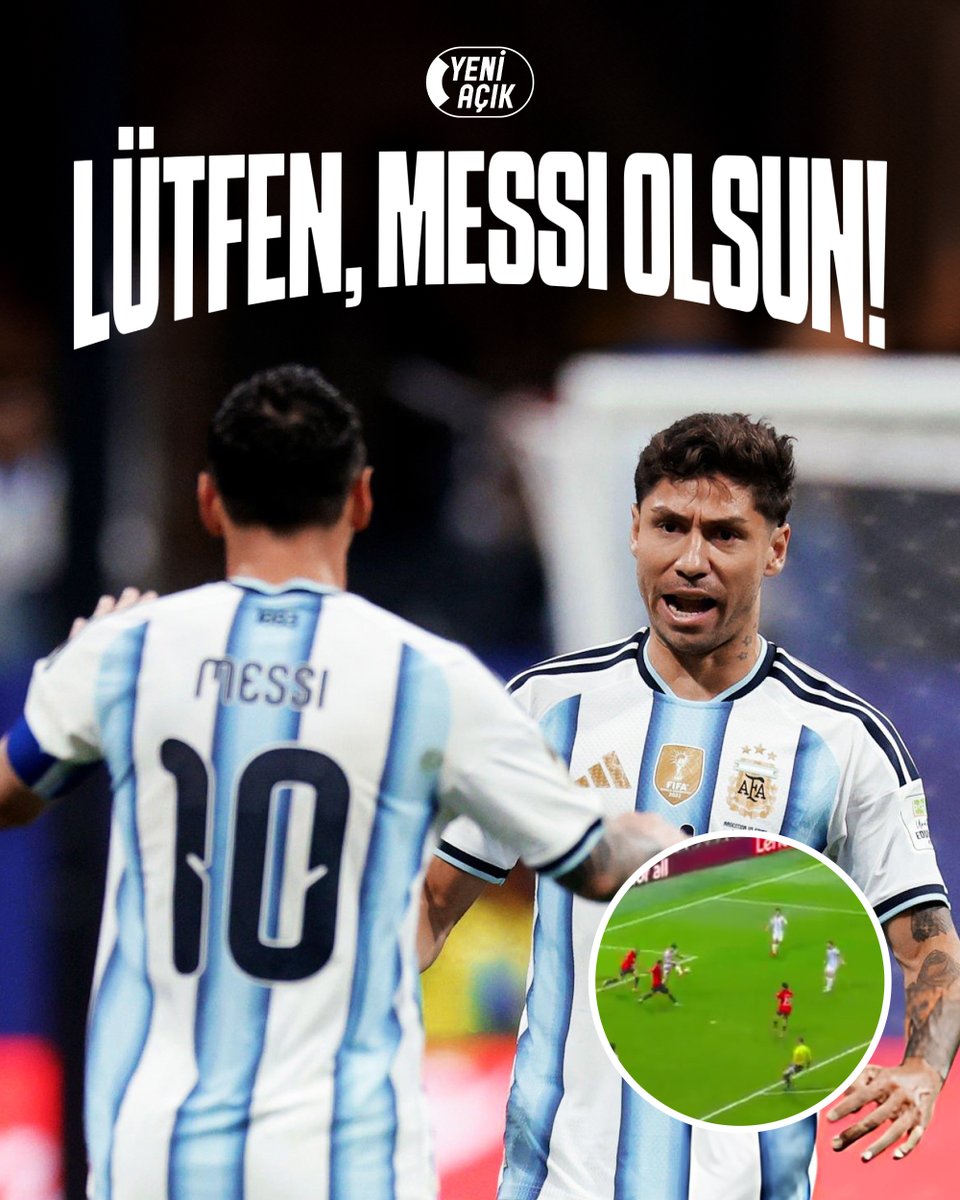 yeniacikcom's tweet photo. Gonzalo Montiel, Messi'nin beraberlik golündeki asistini anlattı:

"Topu aldığımda birinin boş olduğunu biliyordum ama kim olduğunu göremiyordum. İçimden sadece 'Lütfen o Leo olsun.' diye geçirdim. Pası verdim, sonra başımı kaldırdım... Gerçekten Leo'ydu.

En komik tarafı ise topun kaleye girip girmediğine bile bakmadım. Doğrudan kutlamaya koştum. Dürüst olmak gerekirse hepimiz Leo'ya asist yapmak istiyoruz. Ben sadece sıranın bana gelmesinden dolayı mutluyum."