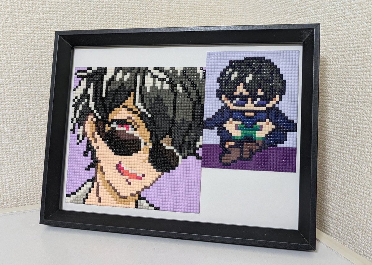 ゆっきーページ ゆっきー(@D2M37)ちゃんからドット絵(写真左)図案お借りしました
