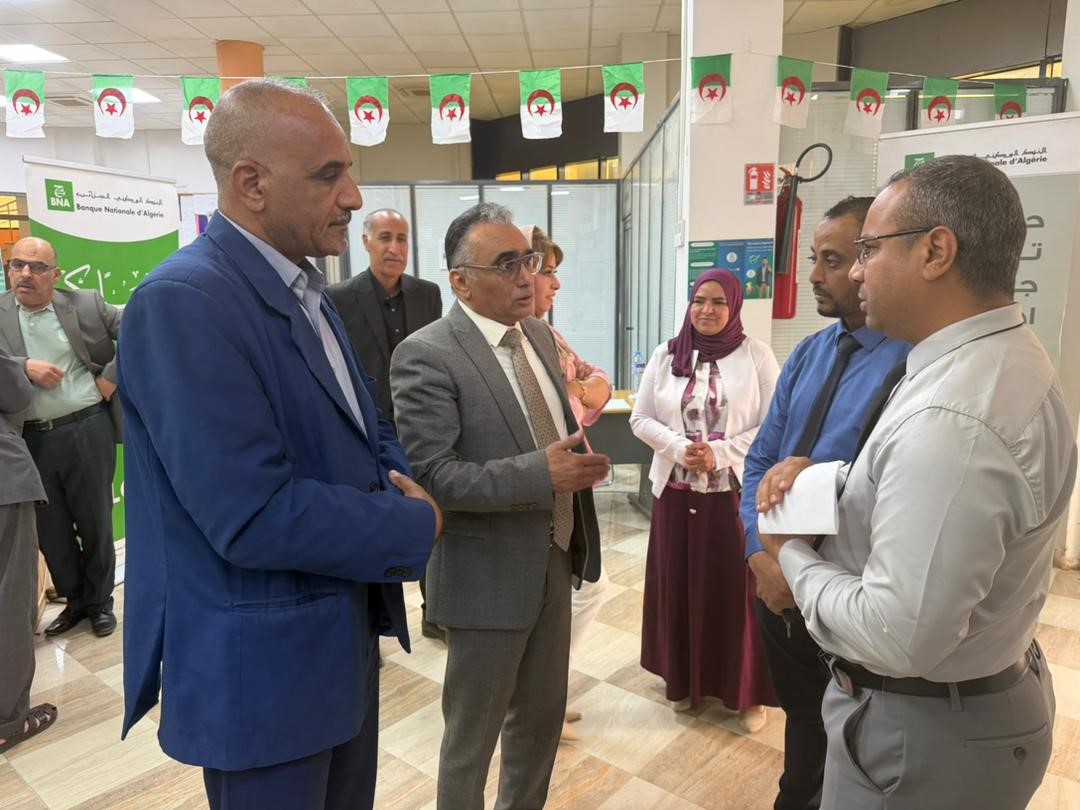 bnabanque's tweet photo. نظم #البنك_الوطني_الجزائري، ممثلا بالمديرية الجهوية للاستغلال #تلمسان "181" ووكالة #المشرية "725"، أبوابًا مفتوحة بمركز الضرائب بالمشرية، للتعريف بخدماته البنكية، وتشجيع استعمال #الدفع_الإلكتروني و#الخدمات_الرقمية، وتعزيز الثقافة البنكية.
#BNA #CIB #E_Banking https://t.co/Lk8rf3tTHS