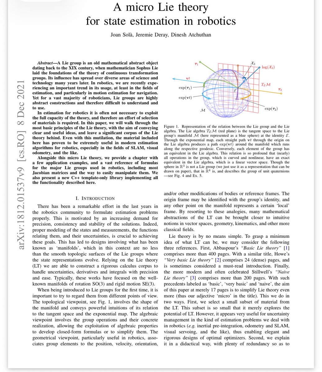 brunoeducsant's tweet photo. Two of the best explanations of Lie Theory . https://t.co/Zxeh7mOHDB