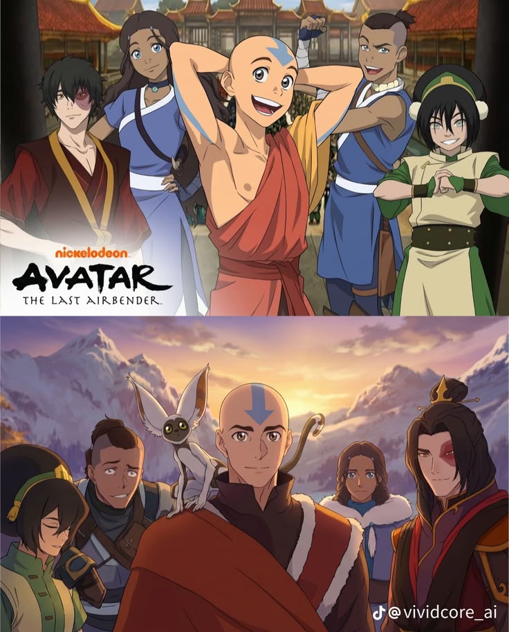 GranGarnez's tweet photo. Who had the best glow up in ATLA https://t.co/52Svcm7CDz