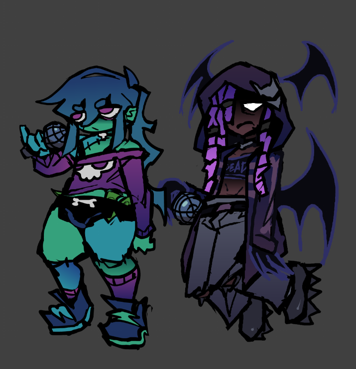 riverennn's tweet photo. 2024 vs 2026 🦇
#fnf #fnfbigbones #bigbones2026 https://t.co/CJSbFGKMhd