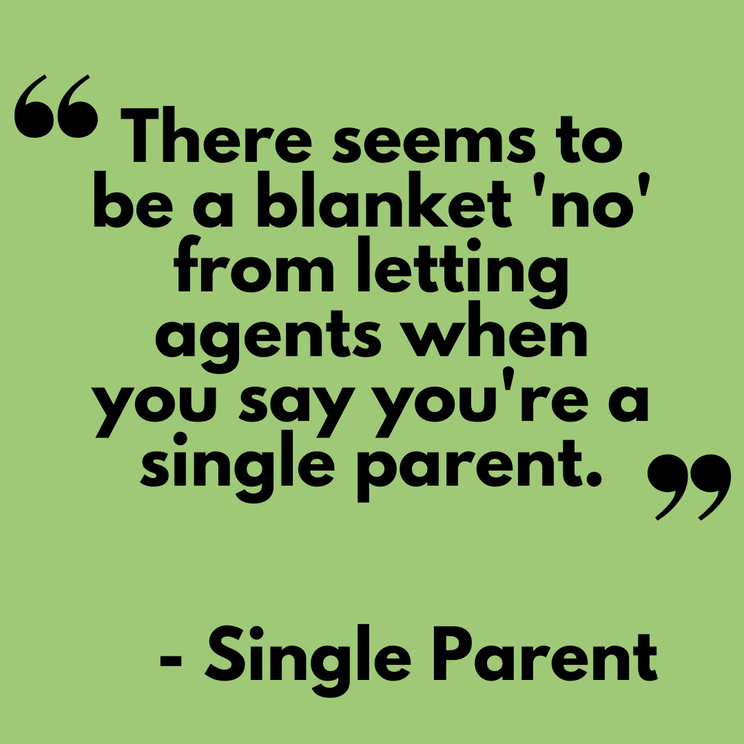 RentersReformCo's tweet photo. 75% of single parent renters receiving Universal Credit are in poverty, according to a new report from @SglParentRights.

Discrimination against single parent renters is now illegal, but much more needs to be done to protect them.

Find out how to help: https://t.co/DbmiM0TBJs https://t.co/SozJ9TSfLj