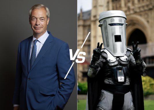 piersmorgan's tweet photo. People of Clacton, this is your time: vote @CountBinface ! https://t.co/CITva7ETz8