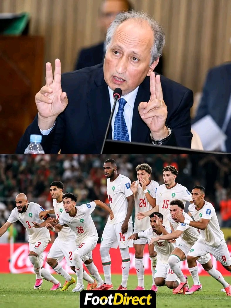 laguerrie's tweet photo. 🔴#RDC: Le ministre marocain des Sports, #Mohammad #Saad #Berrad 🇲🇦 :
🗣️ « Le Maroc ne représente pas l'Afrique à la Coupe du monde »
il rajoute le Maroc participe à la Coupe du monde avant tout pour représenter le Royaume du Maroc, et non l'Afrique dans son ensemble.
Selon lui, chaque nation engagée dans une compétition internationale a pour mission de défendre ses propres intérêts, son honneur et son identité nationale.
Il a également affirmé que le Maroc n'a pas besoin du soutien de l'Afrique pour participer ou réussir dans les grandes compétitions internationales.