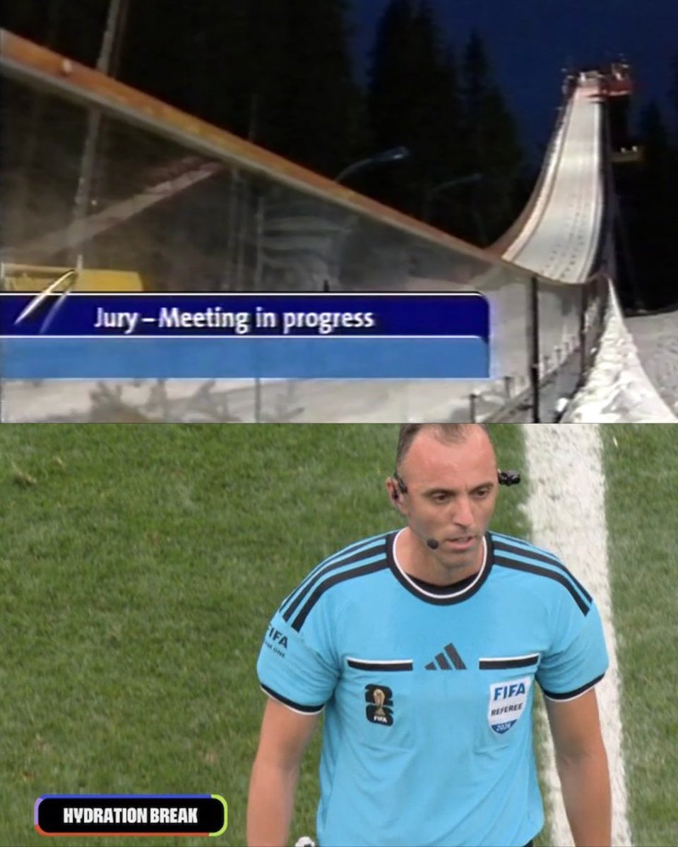 FISskijumping's tweet photo. They finally introduced that in football ⚽️😎 We just had a bit different name for that 🚰

#fisskijumping #fistrends https://t.co/c7VTrAe0K2