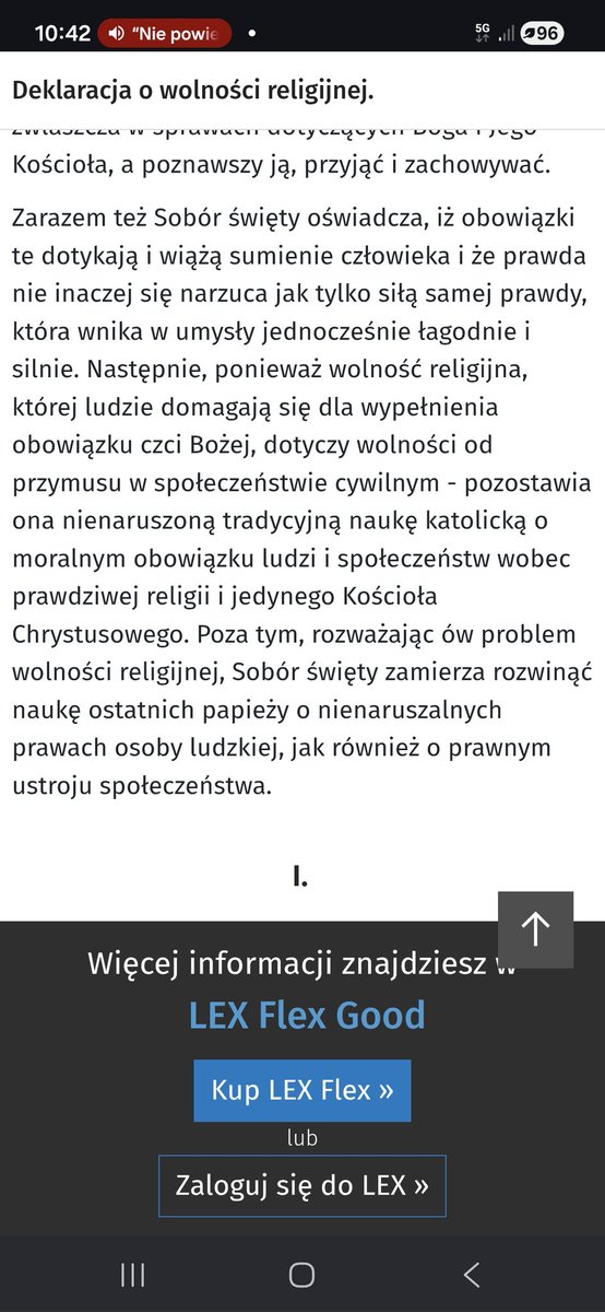 Parslij's tweet photo. @PodChoragwiaMB @PCh24pl A skąd wiecie co wierny ma przyjąć, a co odrzucić? Sam sobie ma wybrać, bo tak się mu wydaje? Bo ja na przykład czytam sobie Dignitatis humanae i ufam Kościołowi i nie muszę sobie niczego wybierać, bo mi sie tak wydaje. https://t.co/WIUqaROFoa