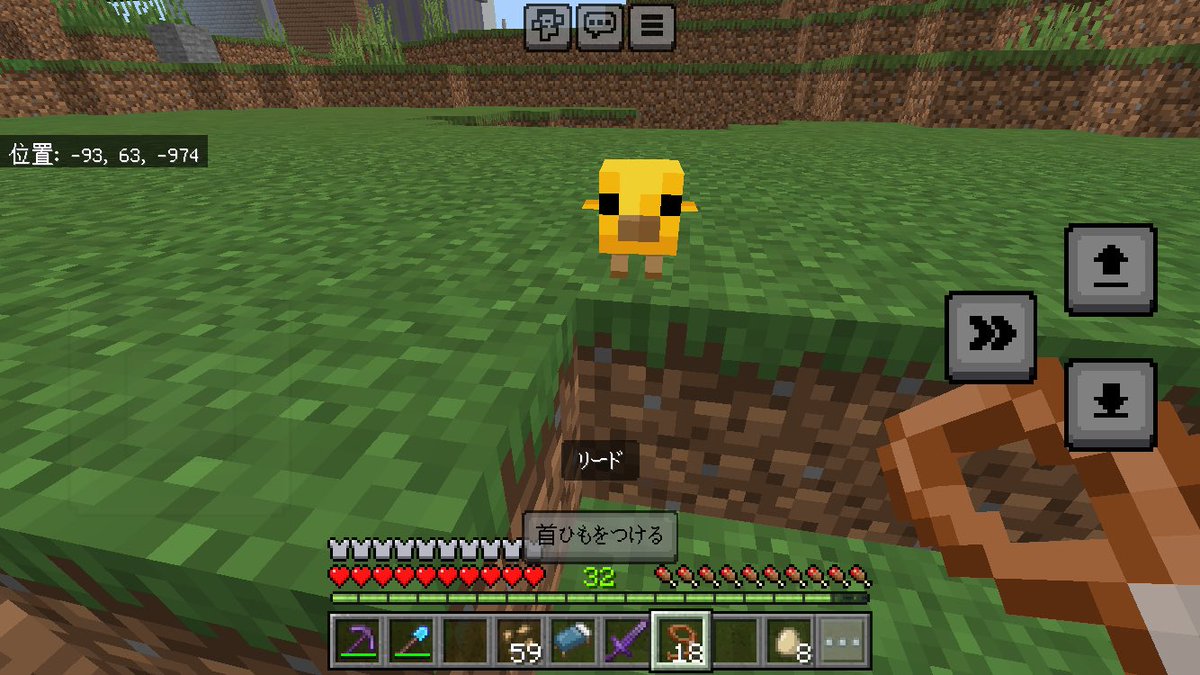 piisuke1104's tweet photo. 僕もついに、金のたんぽぽに手を出してヒヨコを飼った🐥

ヒヨコ可愛ええ…(*´ `)💕

卵を割りまくって強引に誕生させ、挙句の果てにはヒヨコのまま不老不死に…

なんと罪深い…(;ﾟДﾟ)

だが、マイクラのモブ達って、殺めん限りは不死なんだよな。

 #マイクラ  #ひよこ  #金のたんぽぽ https://t.co/bsGsWtkIyE