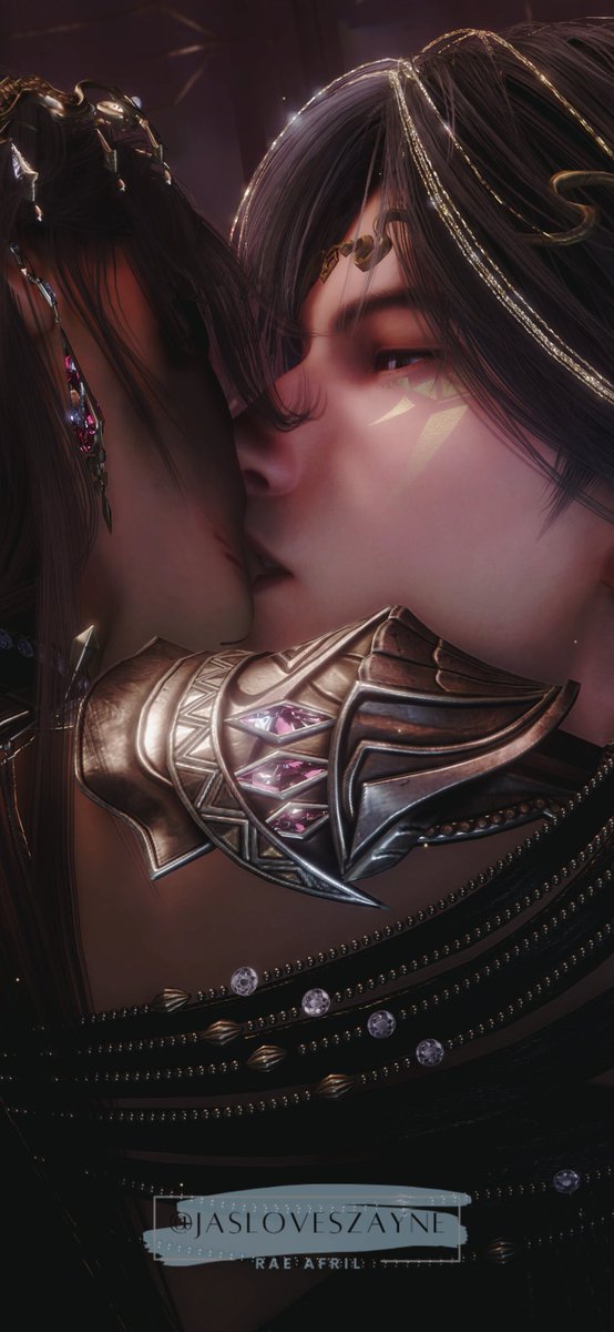 jasloveszayne's tweet photo. The way Zayne always sneaks a look at MC whilst kissing her, which has been a thing since his GoA days... https://t.co/IItaMUaBMA