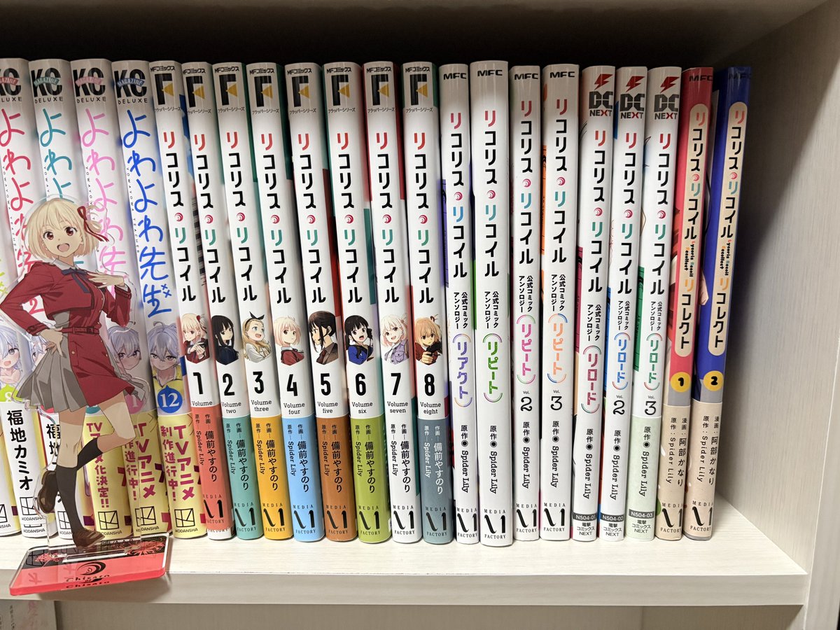 lyo_kan's tweet photo. リコリコ収集完了！
 #リコリコ #錦木千束 #井ノ上たきな #アニメ好きと繋がりたい https://t.co/5THE2rHEup