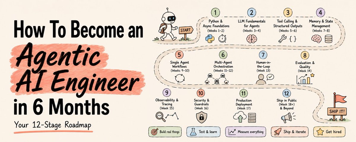 How To Become an Agentic AI Engineer in 6 Months