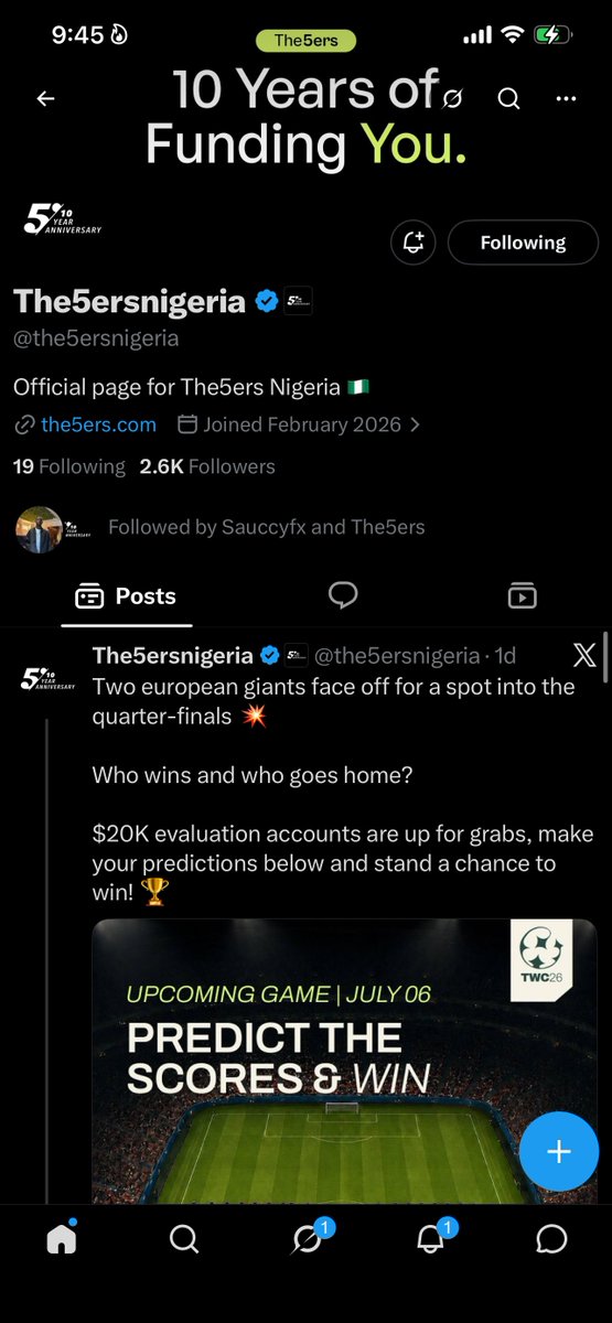 LydiaEmman60643's tweet photo. @Brinceofcrypto @The5ersFutures @the5erstrading @the5ersnigeria @myrtradez @trader_betaX 
@cryptobullxy 
@Louisb_crypto

All tasks done https://t.co/0OaJwHxuOK