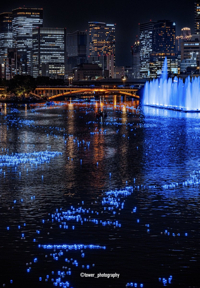 昨日行われた令和osaka天の川伝説2026 水上ショーとセットで撮影しました✨
