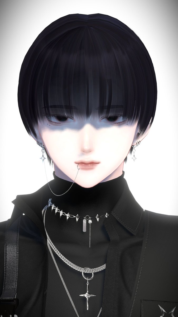_O2_chan's tweet photo. 黒目修正版
#Minase3D https://t.co/zwuRikDO2I