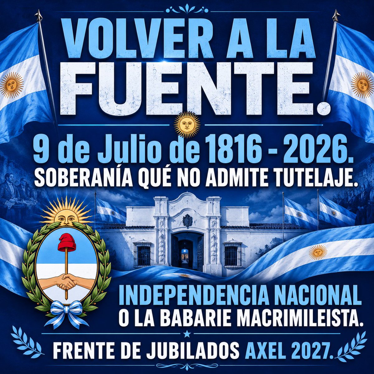 ogodoy52's tweet photo. Independencia Nacional o la Babarie Macrimileista! https://t.co/Ke62TjO45S