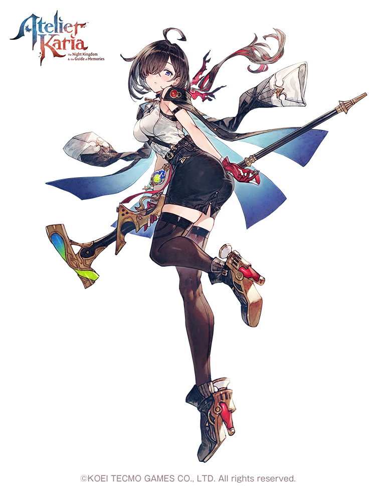 GUST_EN's tweet photo. #AtelierKaria Character Introduction

🔶Yumia
(CV: Wakana Kuramochi)

The alchemist who uncovered the mysteries of Aladiss two years ago. She has incredible talent and abundant knowledge, which earns her the respect of those around her. After learning the truth about alchemy, she holds dearly to the belief that she must always consider what is right.

She's interested by Karia's ◆◆ and perceives its underlying problems, stating them bluntly at times.

Add #AtelierKaria to your wishlist!
https://t.co/B1E0x6cqJv