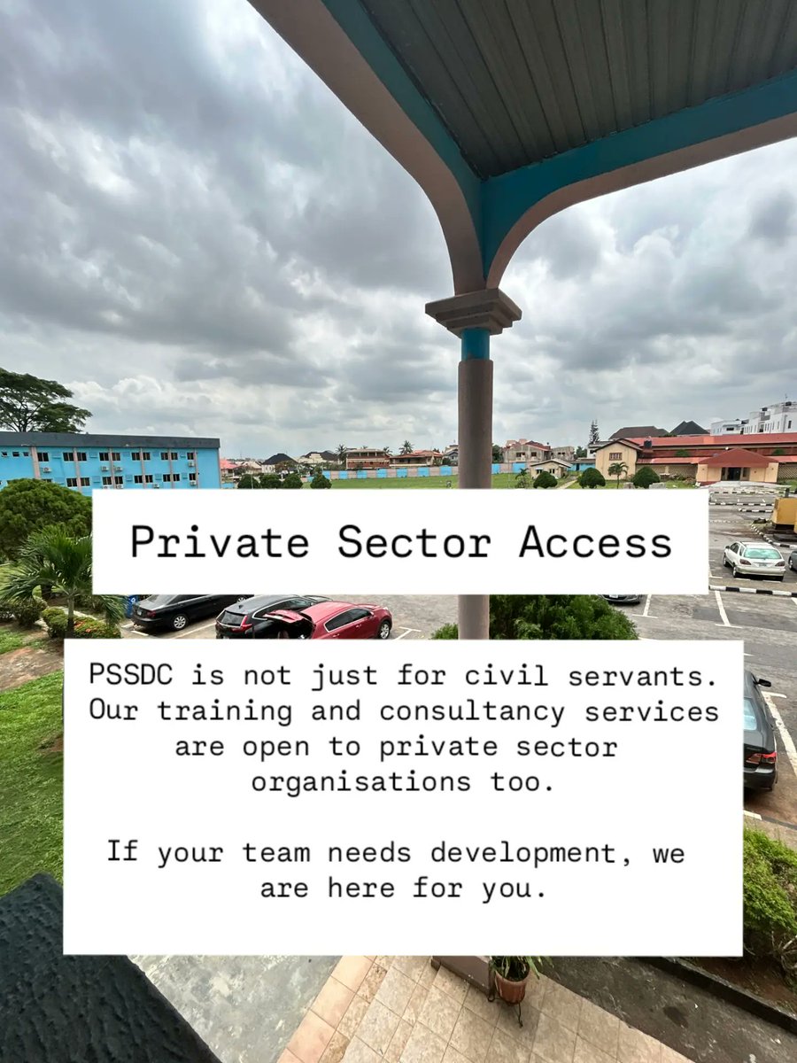PSSDCMagodo's tweet photo. Most people know @PSSDC as a government training centre. But there's a lot more happening than you might think.
See 3 offerings that are open to you, whether you're in the public or private sector.
#PSSDC #LagosState #DidYouKnow #CapacityBuilding
@Mr_JAGs @followlasg @kunmiAM https://t.co/JaKitjGlxf