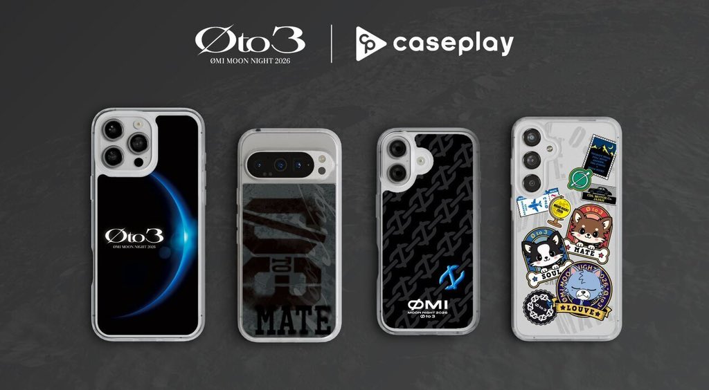 exile_news__'s tweet photo. 【CASEPLAY×『ØMI MOON NIGHT 2026 "Ø to 3"』】スマートフォンケース販売決定‼️https://t.co/8MvQTQgCbm https://t.co/B7HD8nxvlq
