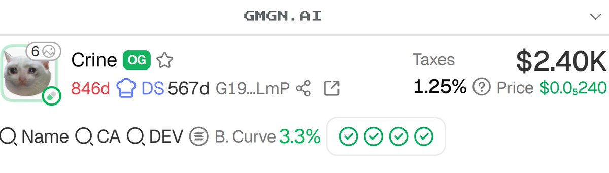 rustam_pump_fun's tweet photo. The most original OG $CRINE (Schmuserkadser)

Don't cry, buy $CRINE!

MC $2.4k

G19ckou84C72n4x6cn2Cs6oUbXrp2tFxfP9KyXy2wLmP

#crine #Schmuserkadser #crying https://t.co/DahLIEDmdI