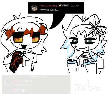 LARPyoz's tweet photo. this is canon offical larpyoz "kryozlarping" gaming of #larpouse fame art rigjt here its over for you guys every single one. ofyuou https://t.co/GwKwEwP4xE