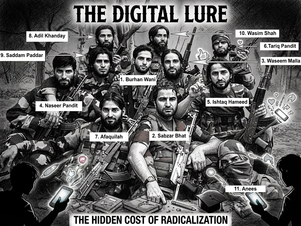 Maj_LoneX's tweet photo. BurhanWani's story reflects the intersection of militancy, online radicalization and public unrest. His death in 2016 had a lasting impact on the security situation in the Kashmir Valley. 
#TerroristNotHero 
#BurhanWaniTerrorist
#BurhanWani https://t.co/R8YyjSwX4Q