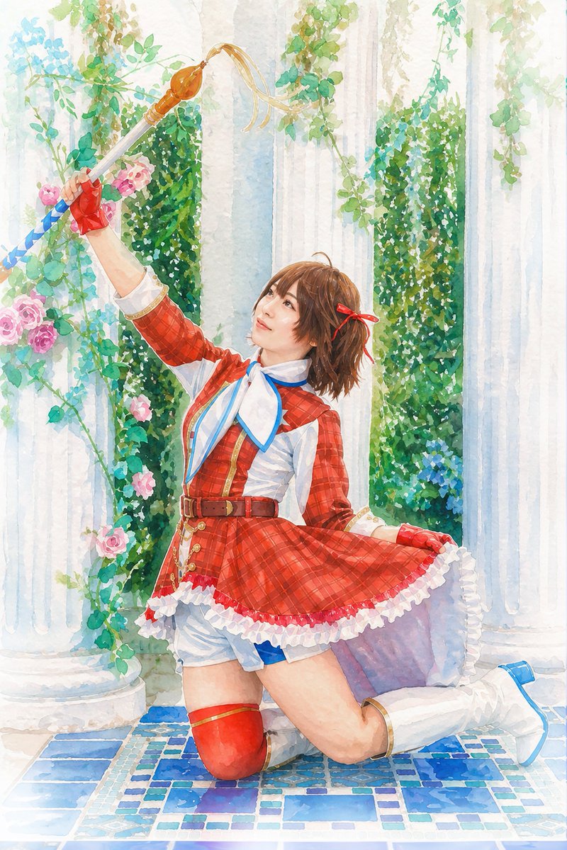 simunacanon's tweet photo. 学園アイドルマスター

花海佑芽
真っ白いページと水彩の主人公

※cosplay https://t.co/KAmiQxnUuY