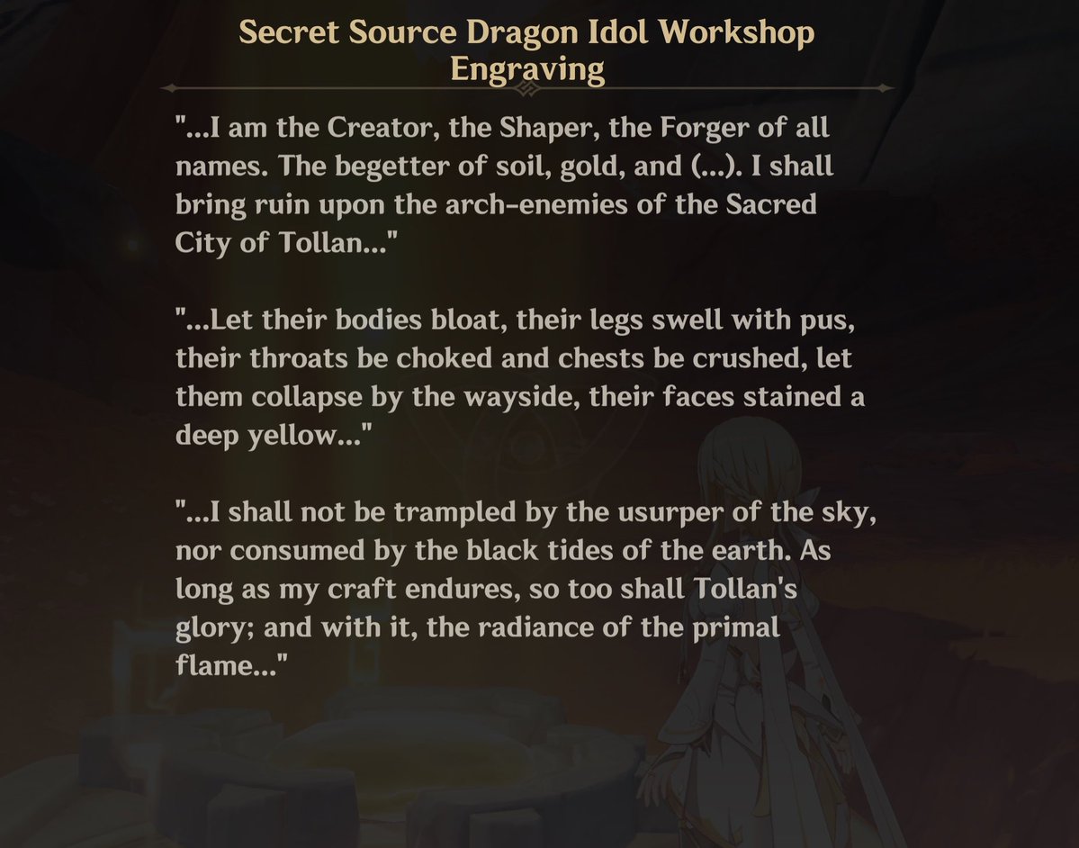 luluraemi's tweet photo. "how much the dragons changed because of the war"

this is literally xiuhcoatl pre heavenly principles arrival VS xiuhcoatl after heavenly principles arrival. https://t.co/CWte6zaHgj