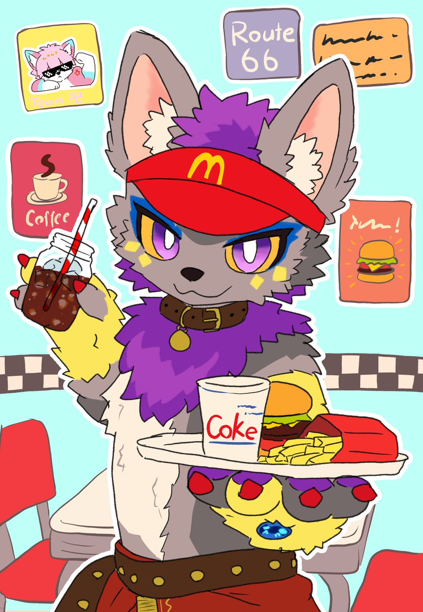 kelloggF7's tweet photo. すみません、ビッグマックを５つ(ごつ)とスマイルを3こ(みっこ)ください。 https://t.co/FyKdZxU5vJ
