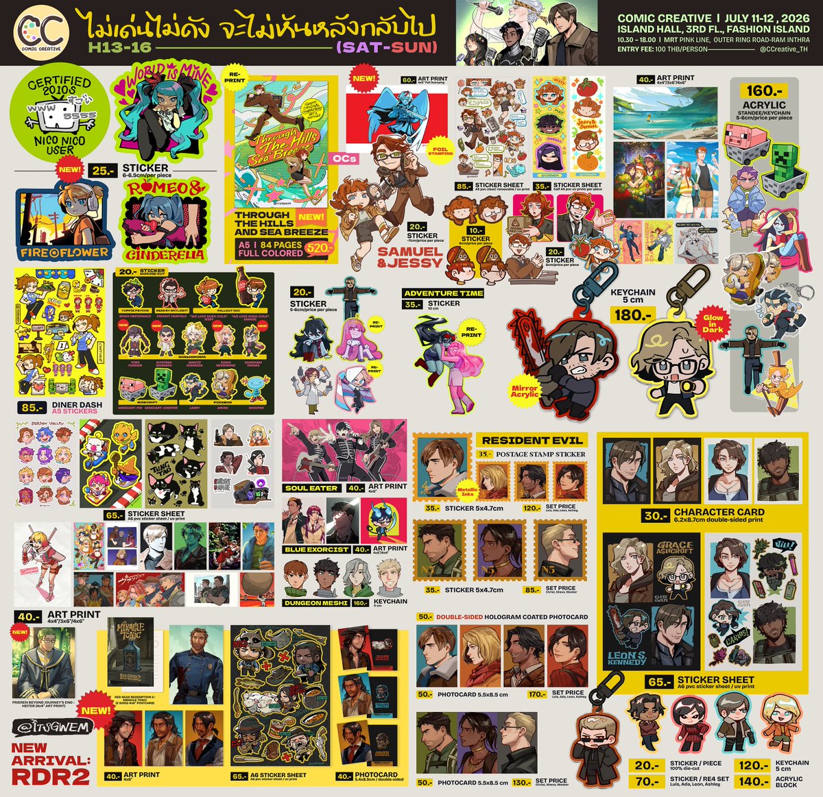 itsgwem's tweet photo. see you this weekend at #ComicCreative #CC #CC1 booth H13-16!🤩 https://t.co/WEdBXS1XIo