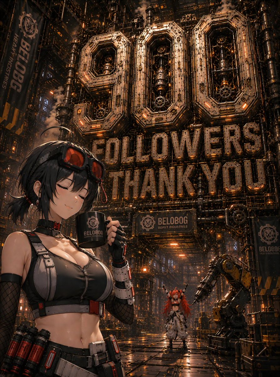 AISubculture's tweet photo. 900フォロワー達成、本当にありがとうございます！！⚙️☕

ここまで来られたのは、
いつも見てくださる皆さんのおかげです。

これからも少しずつですが頑張っていきますので、
どうぞよろしくお願いします！✨

#ゼンゼロ #ZZZ #ZenlessZoneZero
#グレース #AIイラスト https://t.co/G05z77tb8d
