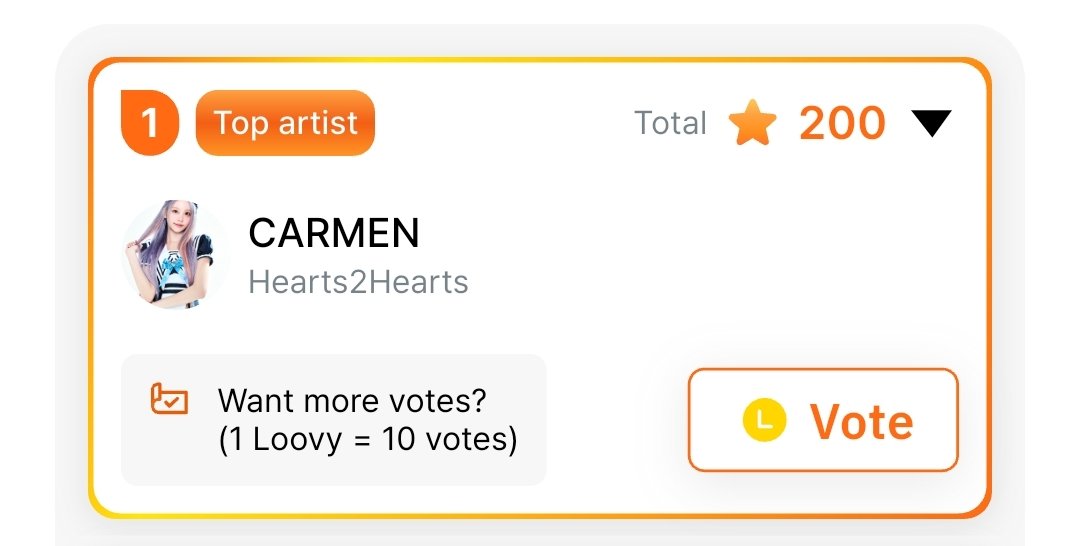 teamvotecarmen's tweet photo. 📢 Kooky Mid-Year Fan Choice Awards: Most Loved Artist of February

Jangan lupa lakukan tap harian untuk mendukung CARMEN di Kooky!

🗓️ 8 Juli 2026, 10:30 WIB – 15 Juli 2026, 09:00 WIB

🗳️ TAP di sini:
https://t.co/JDbsWeSmjo

#CARMEN #카르멘 #Hearts2Hearts https://t.co/RFGllt77r6