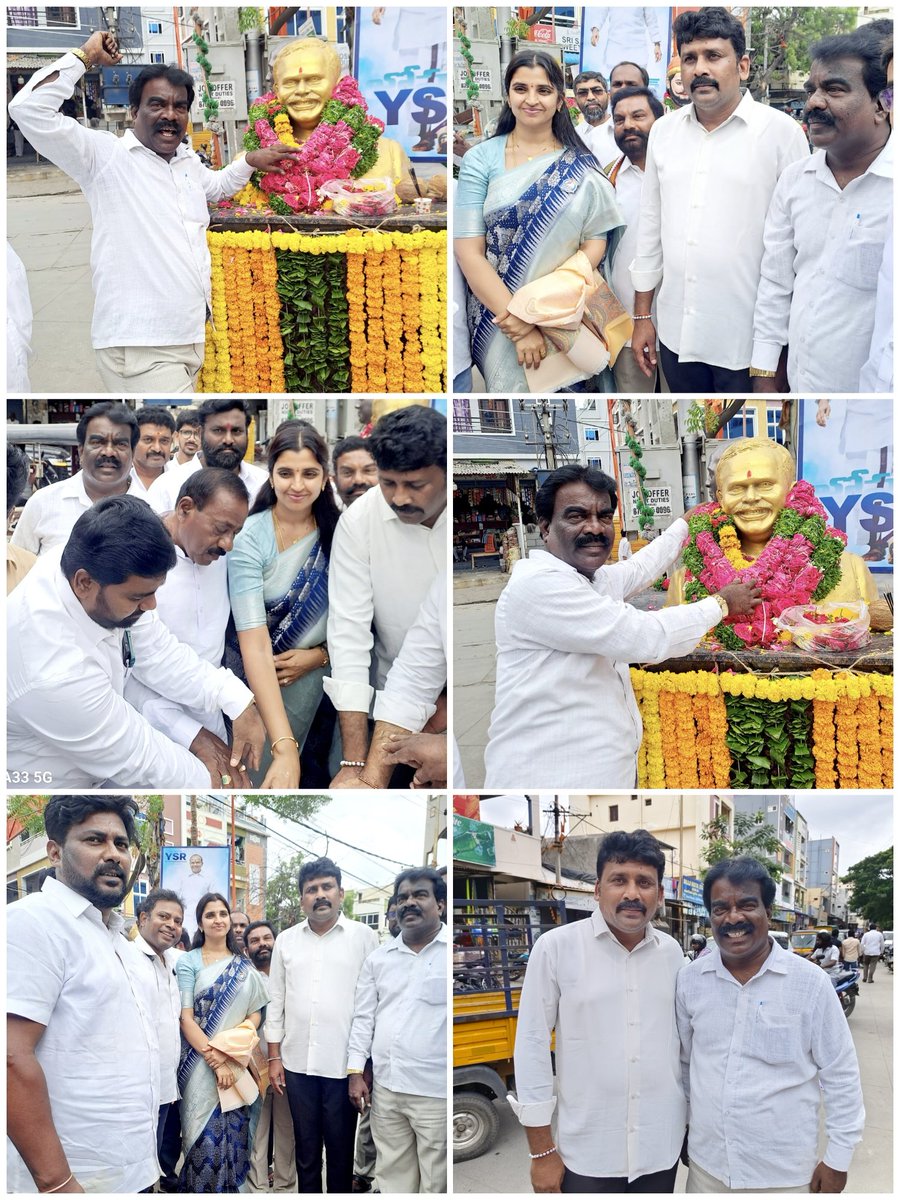 PakalaDaniel5's tweet photo. ఈరోజు దివంగత మహానేత మాజీ ముఖ్యమంత్రి వర్యులు DR YSR గారి 77 వ జయంతి సందర్భంగా ఆ మహనీయునికి తెట్టేభావి ఆనంద్ ఆధ్వర్యంలో ఘన నివాళులు అర్పించడం జరిగింది.పాలొన్న YSRCP అధికార ప్రతినిధులు ఆరె శ్యామల గారు కారుమూరు వెంకట్ రెడ్డి గారు YSR అభిమాని జగనన్న సైనికుడు Pakala Daniel హైదరాబాద్ https://t.co/vOlwcrZOmz