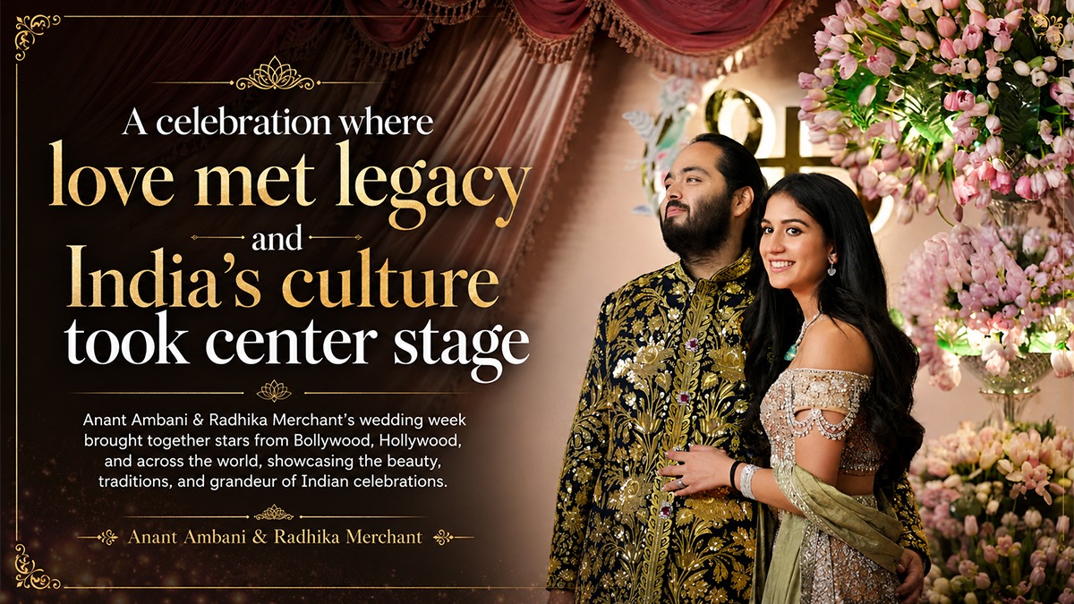 beinghuman900's tweet photo. Anant Ambani and Radhika Merchant’s wedding celebrations showcased India’s rich culture, traditions, and hospitality on a global stage, bringing together people from across the world. ✨🇮🇳

#AnantRadhika #IndianCulture #AmbaniWedding https://t.co/wKHvrLx1VL