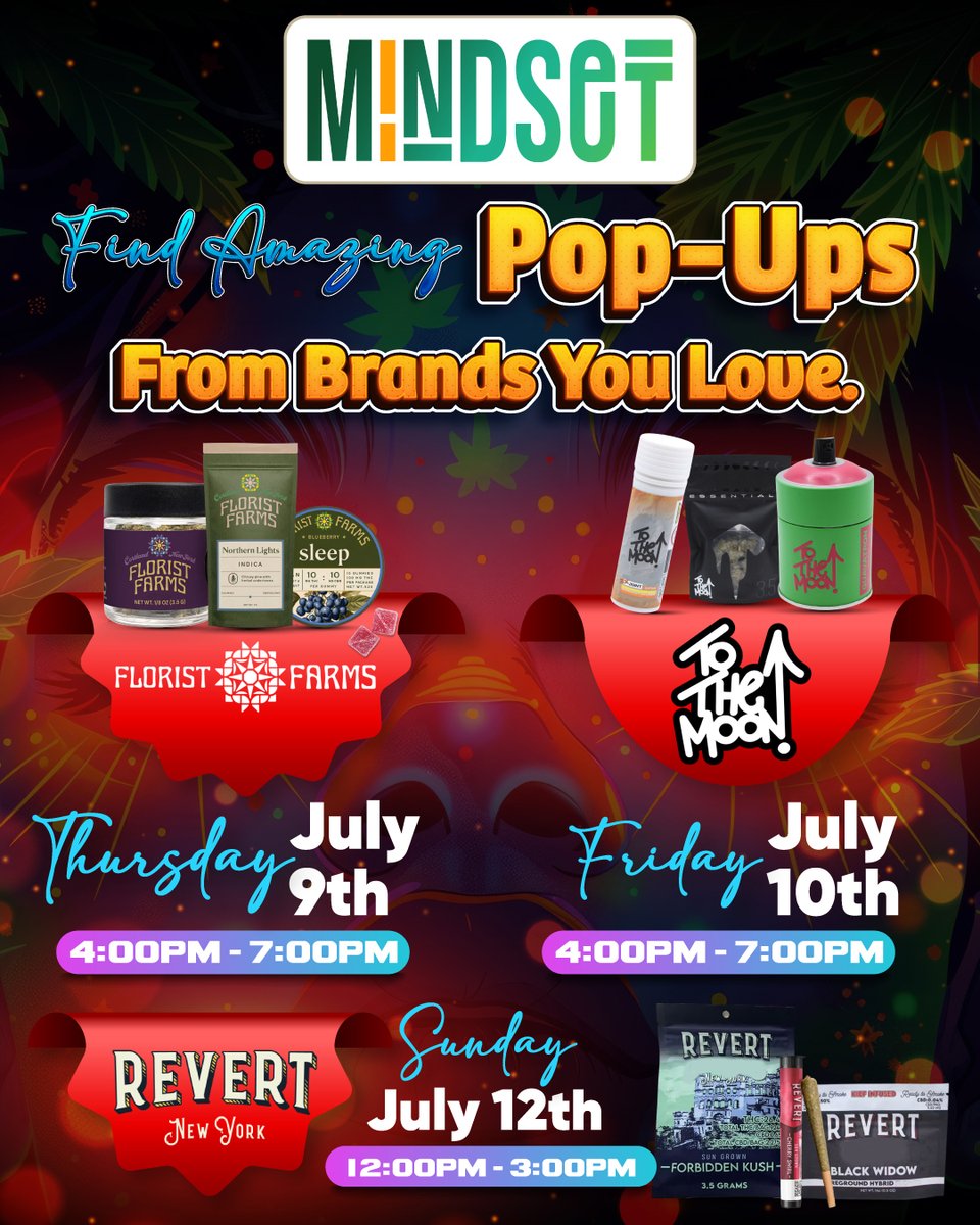 mindsetshop_ny's tweet photo. 🌿 Big brands. Great vibes. Amazing experiences.

Join us for exciting in-store pop-ups featuring some of your favorite names.

#PopUpShop #GoodVibes #WeekendPlans #Explore #StayLifted #ShopLocal #FloristFarms #ToTheMoon #Revert #tarrytownny #mindsettarrytown #tarrytown #mindset https://t.co/gTWyqcPswy