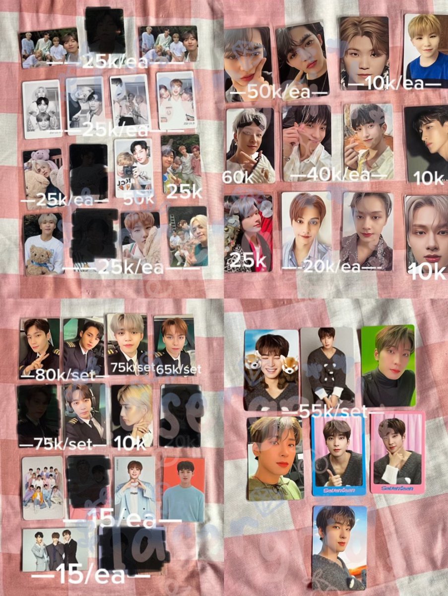mingyuuu09's tweet photo. wts // want to sell

Dom palembang
Exc adm 🍊

t. wts aab pc photocard seventeen scoups jeonghan jun wonwoo woozi mingyu dokyeom seungkwan vernon https://t.co/EhRvLGRJ1G