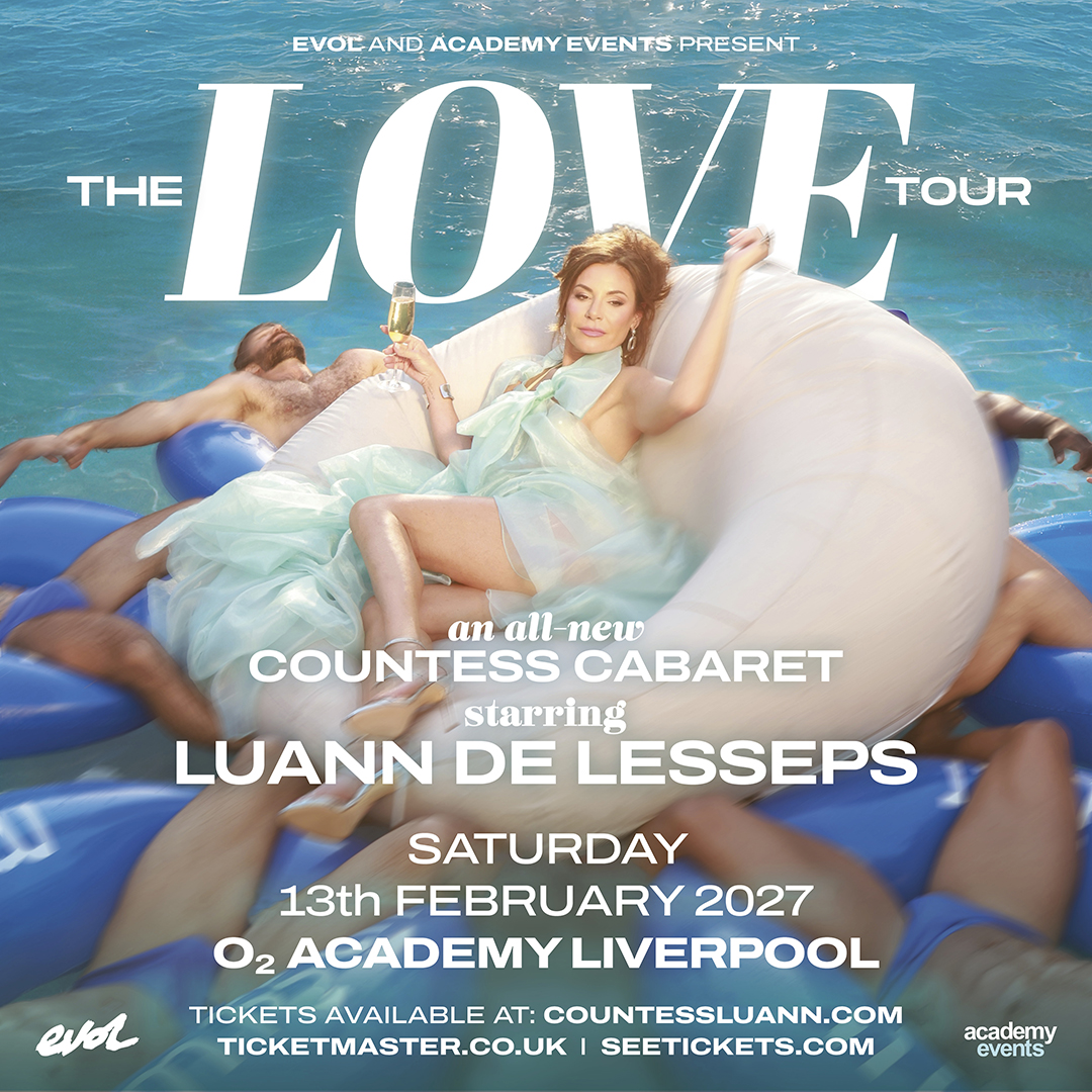 O2AcademyLpool's tweet photo. PRIORITY: Countess Luann de Lesseps brings 'The Love Tour' with an ALL NEW Countess Cabaret to #O2AcademyLiverpool Sat 13 Feb

Priority tickets on sale NOW 👉https://t.co/VZJdFeIhhg https://t.co/RekpEAXv1j