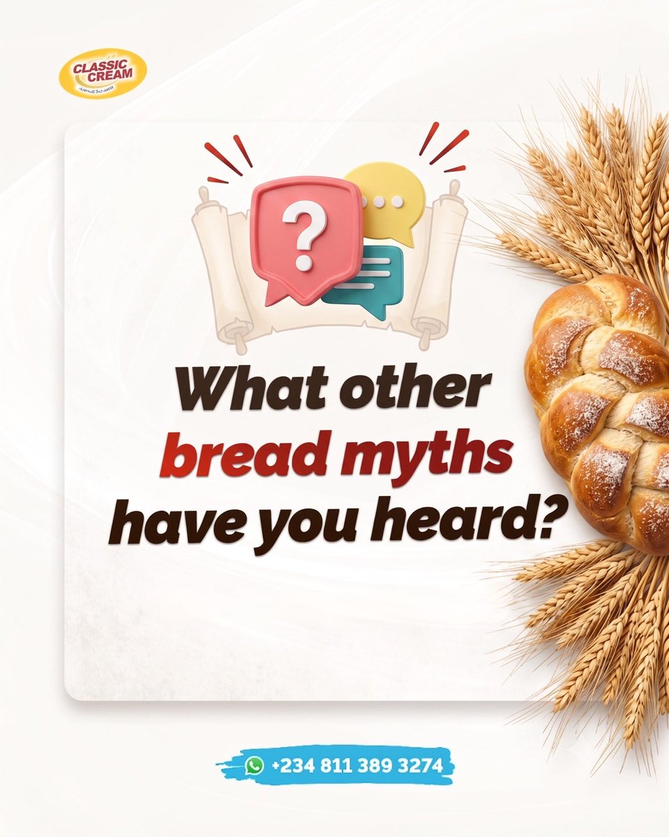 EsosaFood's tweet photo. Swipe through and join the conversation.

#TheTruthAboutBread #BreadEducation #FoodSafety #ClassicCreamBread #EFSInsights https://t.co/L4GsVSFDAK