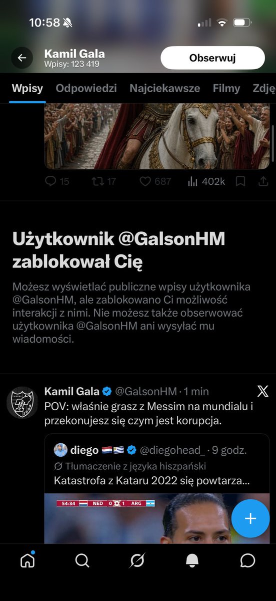 Jan24376278's tweet photo. @GalsonHM i co żeś kurwa narobił, odblokowuj mnie ale już 
Ja nawet nic złego nie napisałem XDDDDD https://t.co/dGdSK6K1fv