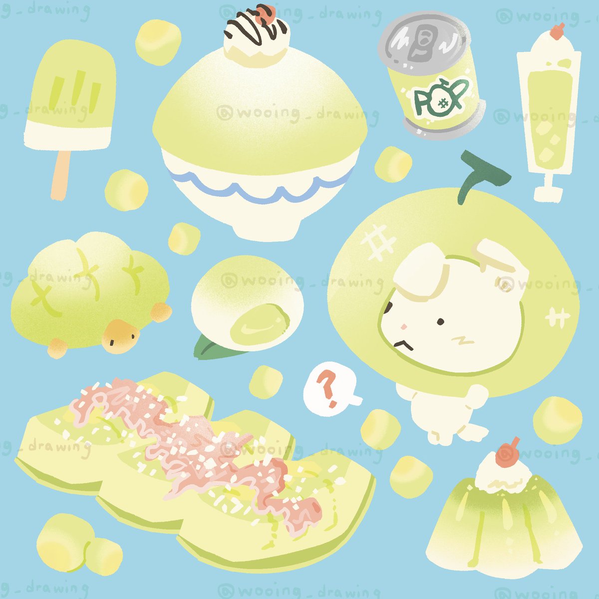 wooing_drawing's tweet photo. 🍈🍈🍈 https://t.co/vgTBYFi7rr