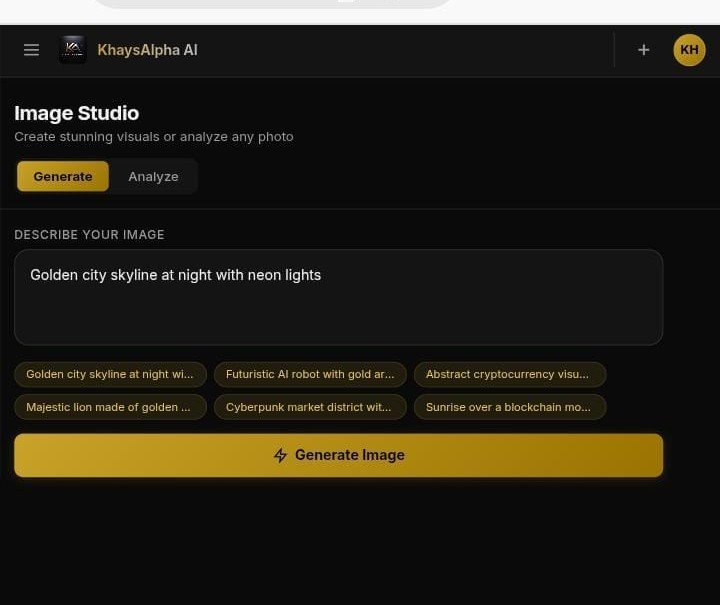 KhaysAlpha's tweet photo. We've been building quietly over the past few weeks. 🛠️

Today, we're giving you a first look at what KhaysAlpha AI looks like.

3 Core Features in one platform 

This isn't the final version, an upgraded UI, our official logo, and more features for Early Access are coming in the next few days.

We're not here to make noise or hype, We're here to build and proud of what we are building 

This preview is our way of assuring our community that we're shipping, improving, and moving forward every day. 

Want Early Access? Join our Discord, become part of the community, and get ready for what's next. 

The journey is just getting started.
