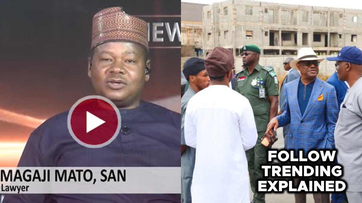 TrendingEx's tweet photo. “In some courts in Abuja, they tell you that if you have a case against the FCT minister, it’s a no-go area. You hear things like so-so judge belongs to so-so politician. And you won’t blame them. You can’t gift 40 judges mansions and expect different.”

— Magaji Mato, SAN. https://t.co/PAqmuSgKv7