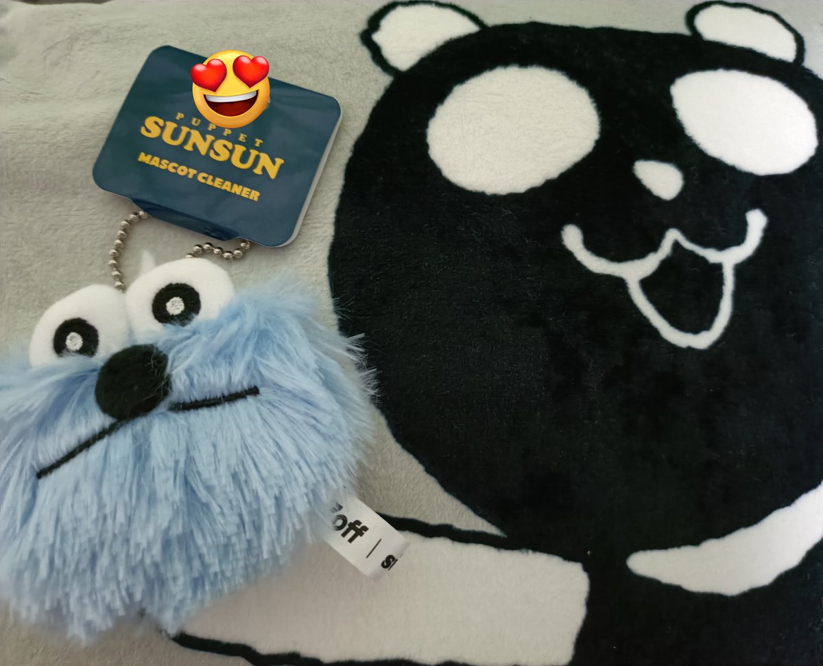 Zoff限定のクリーナー買った！ すんすんが増えました、可愛い🥹