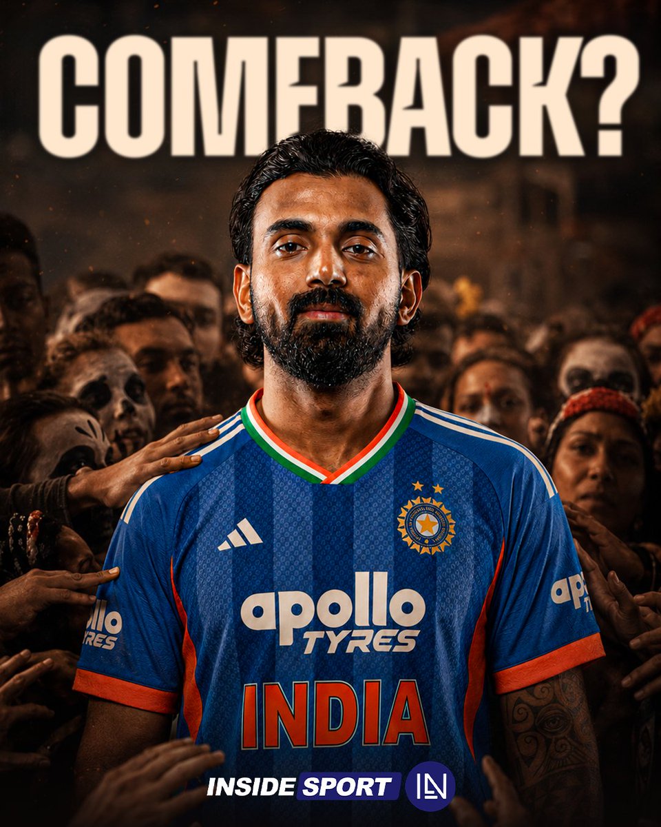 InsideSportIND's tweet photo. Should India recall KL Rahul for T20Is? 🤔🇮🇳🏏

#IndianCricketTeam #KLRahul #T20I #Cricket https://t.co/JphucVftxn