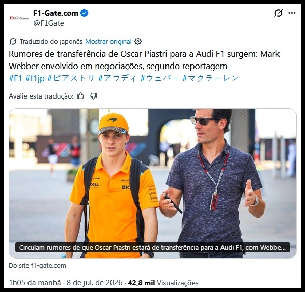 F1Corradi ™ tweet media