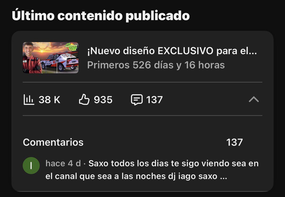 saxogaming's tweet photo. 526 días sin subir contenido, y siguen llegando comentarios vuestros… ❤️❤️❤️

Espero algún dia poder arreglar mi cabeza y volver! https://t.co/RkyyZfNZHM